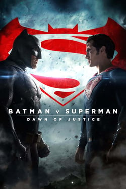 Movie poster for Batman v Superman Dawn of Justice