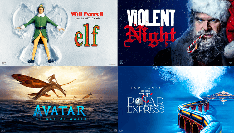 4 Holiday movies in theater 2022
