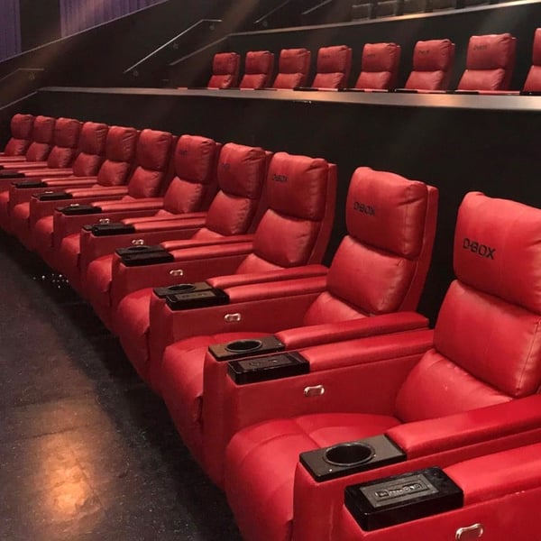 Cinemark movie theater with D-BOX seats