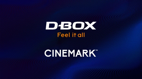 The logos of D-BOX and Cinemark