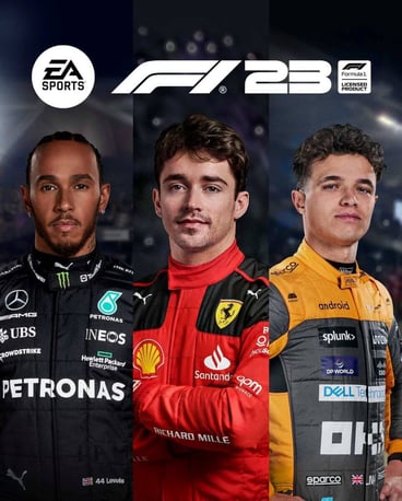 The game cover for F1 23