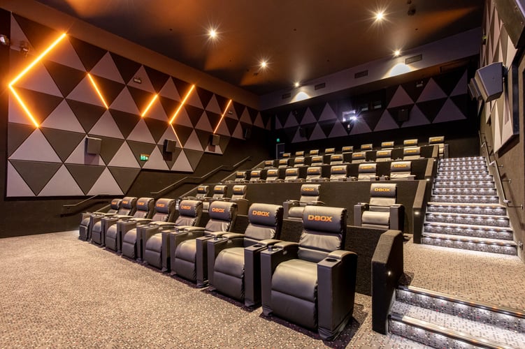 A D-BOX hall in a HOYTS