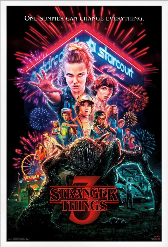 Affiche de la série Stranger Things de Netflix