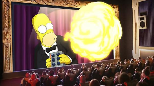 Le spectacle D-BOX des Simpsons 4D