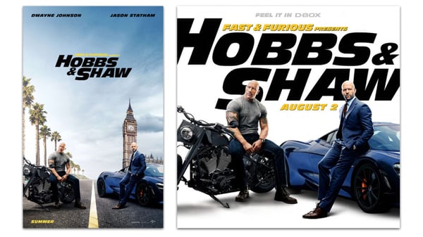 Affiches du film Hobbs et Shaw