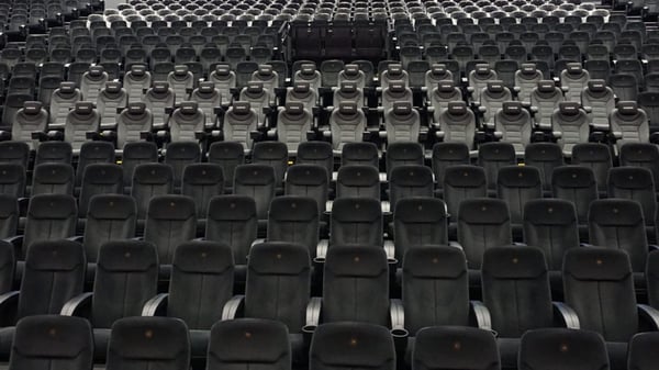 An empty cinema auditorium
