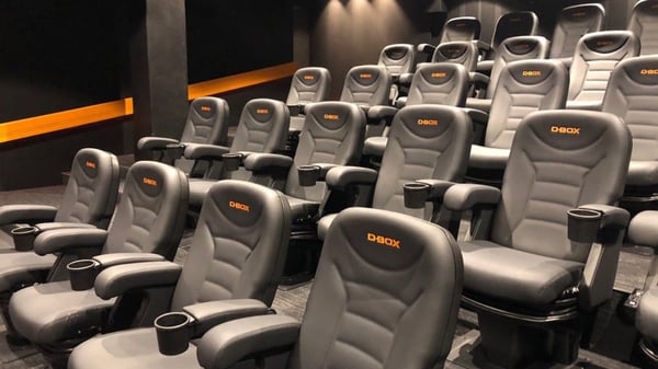 D-BOX motion seats in the Prinsen multiplex