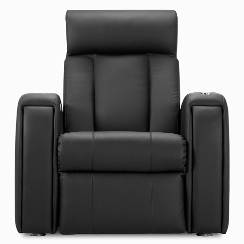 USD $9,605 This classic-style immersive recliner for home entertainment is available in 3 faux leather colours
