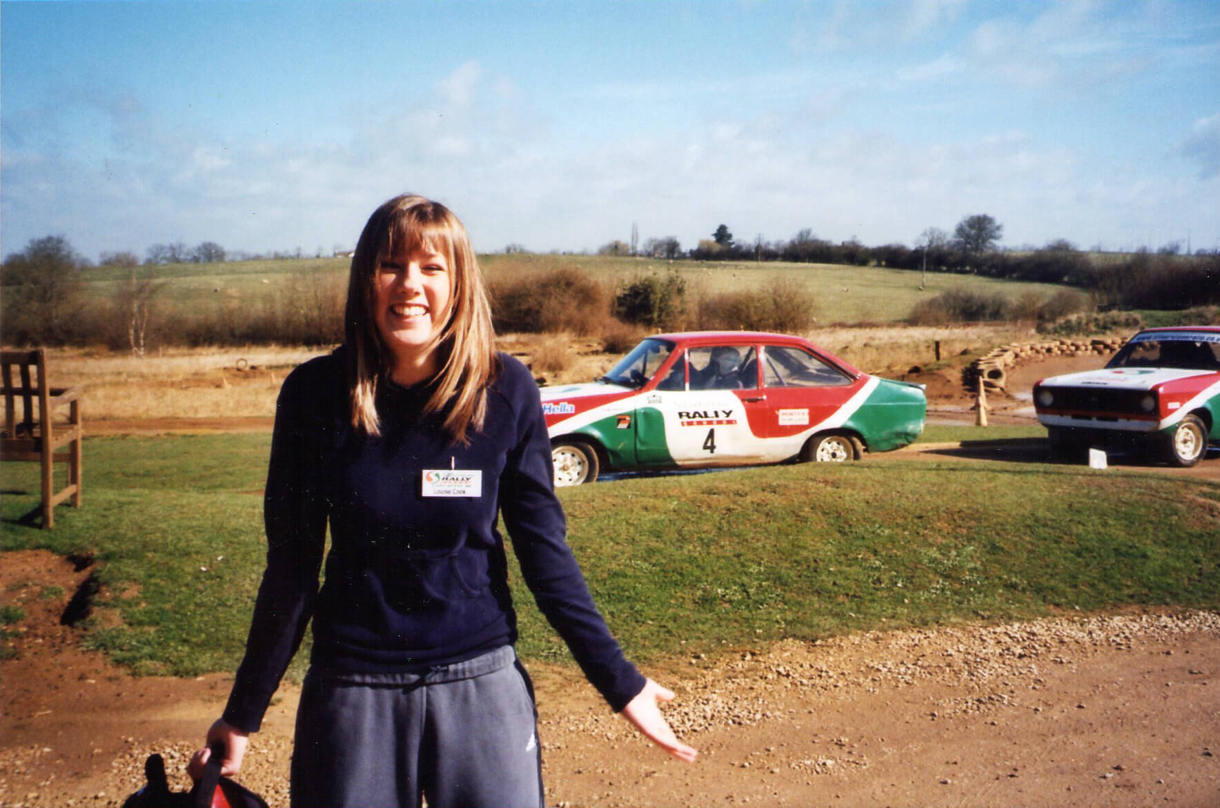 Louise Cook à l'école de Rally