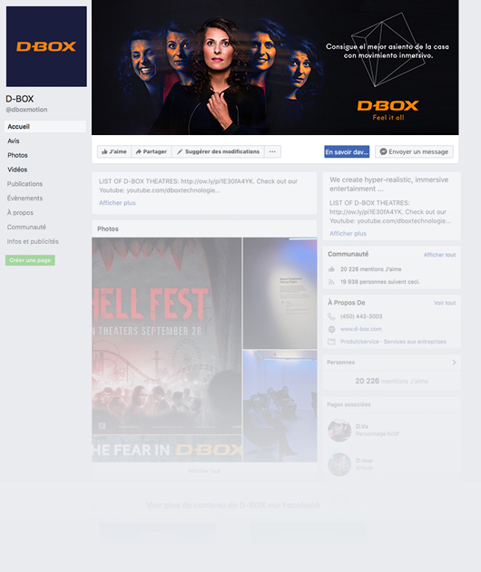 D-BOX REDES SOCIALES CON MUJER