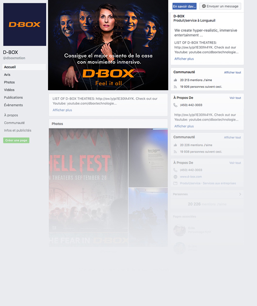 D-BOX REDES SOCIALES CON MUJER