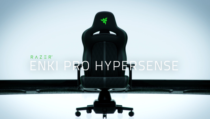Razer's haptic Enki Pro Hypersense gaming chair