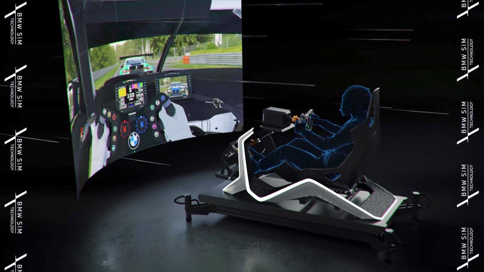 Un simulateur de course haptique BMW