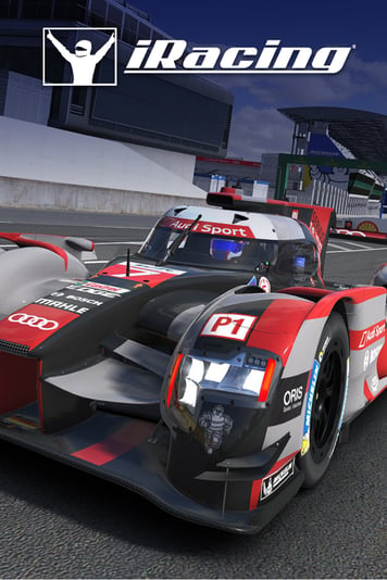 The cover of the sim racing game iRacing