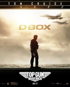 Affiche exclusive D-BOX de Top Gun: Maverick