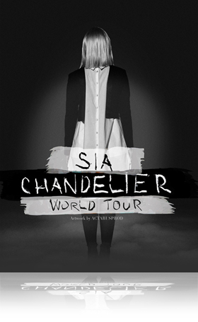 Music Poster Septembre 2021_Sia Chandelier