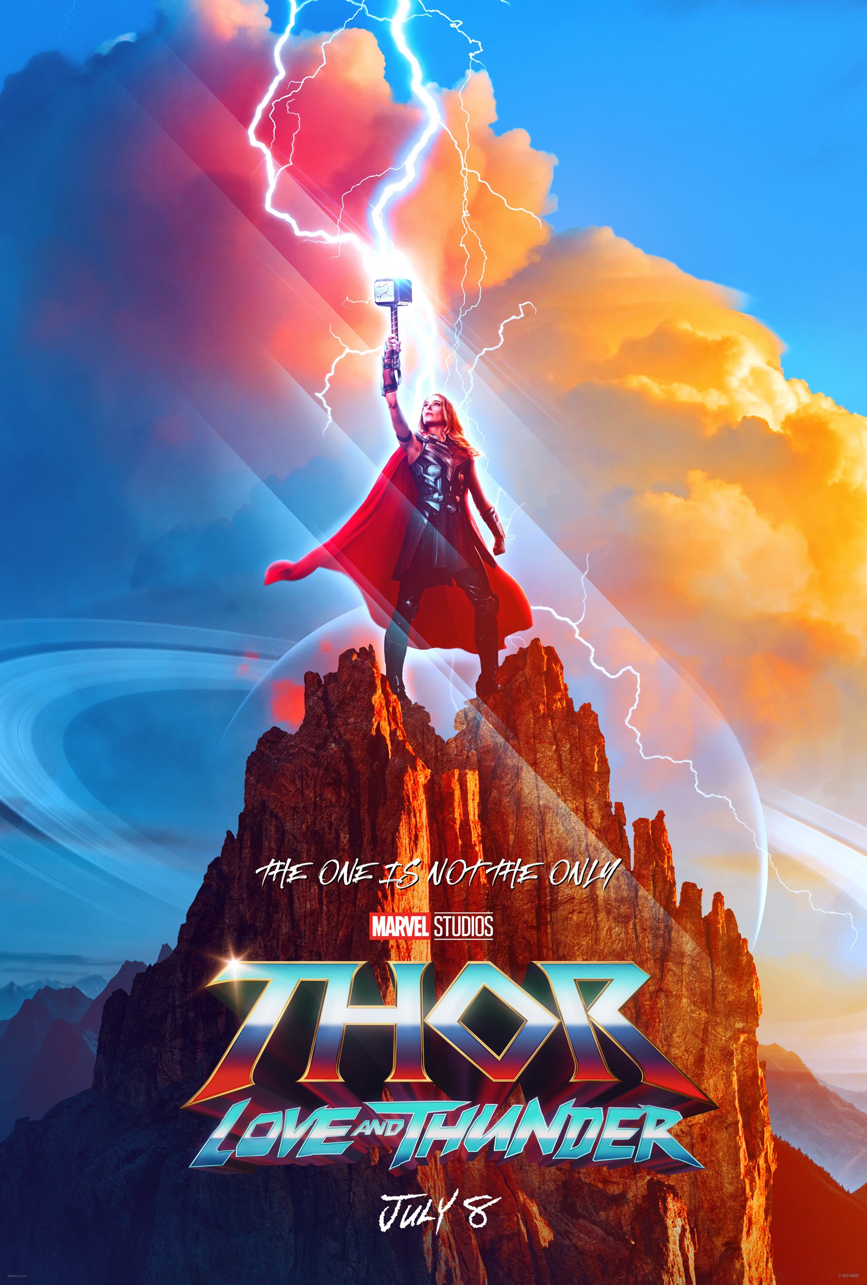 Thor Love and Thunder official movie poster