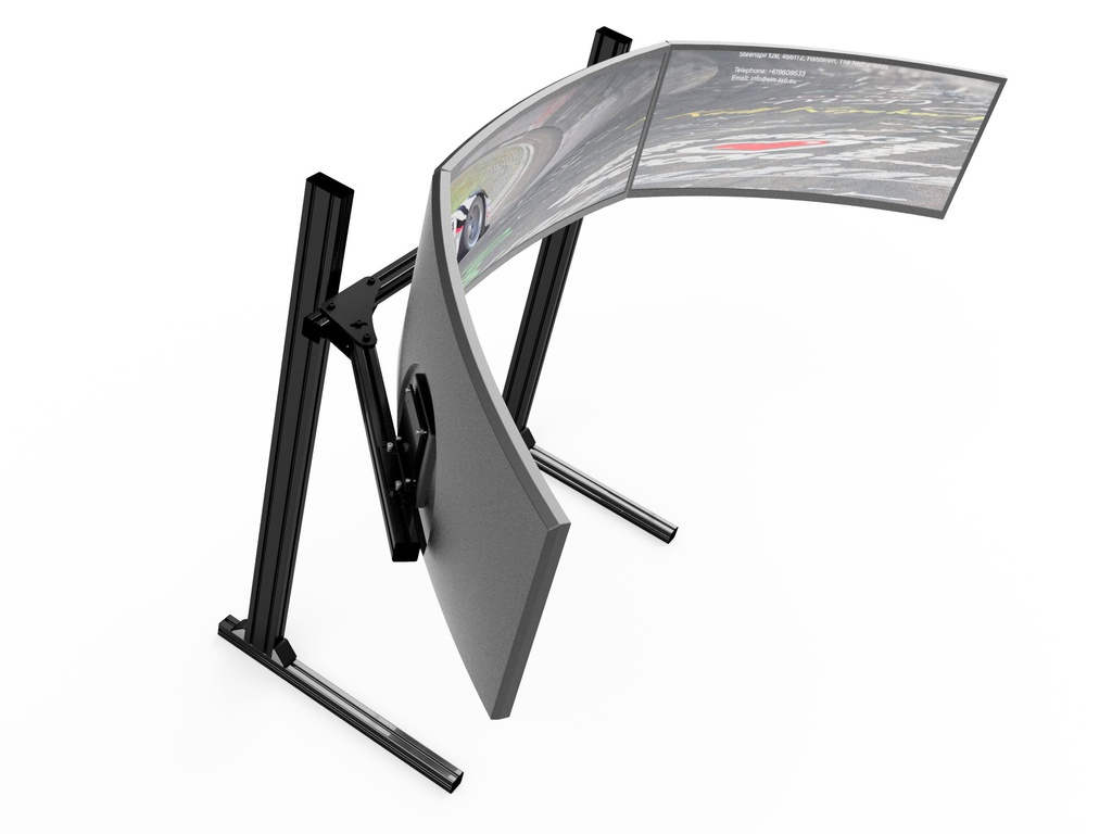 Triple monitor mount 19 inches