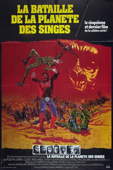 La Bataille De La Planète Des Singes poster