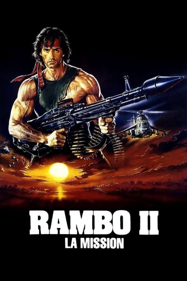 Rambo II : La mission poster