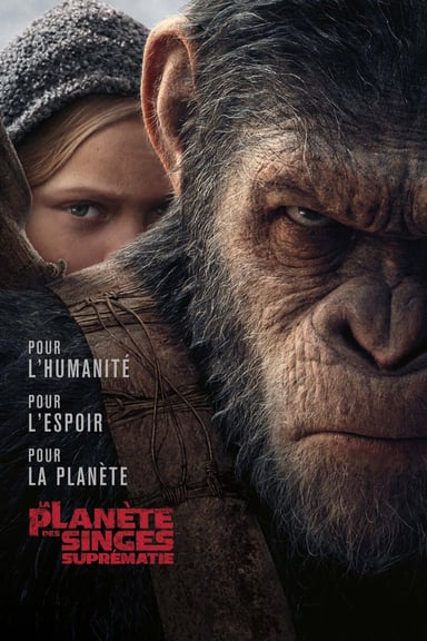 La guerre de la planète des singes poster