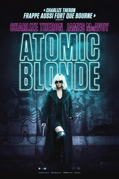 Blonde atomique poster