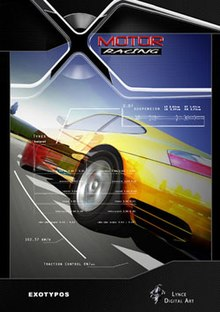 X-Motor Racing poster