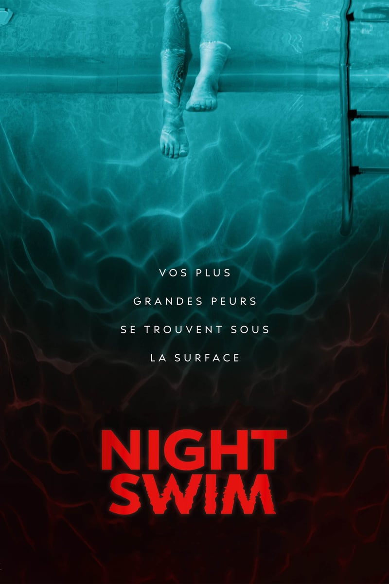 Baignade nocturne poster