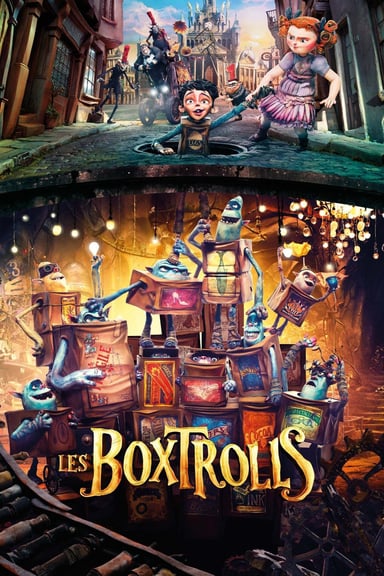 Trolls en boîte poster