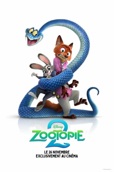 Zootopia 2 poster