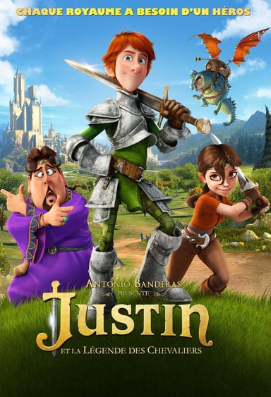 Justin et la légende des chevaliers poster