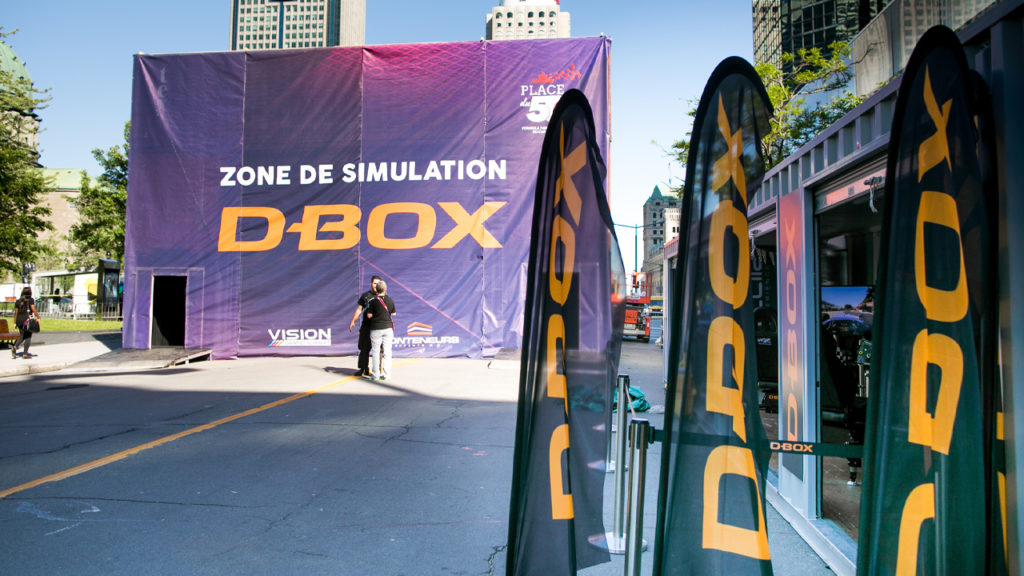 D-BOX Simulation Zone at 2017 Montreal Grand Prix