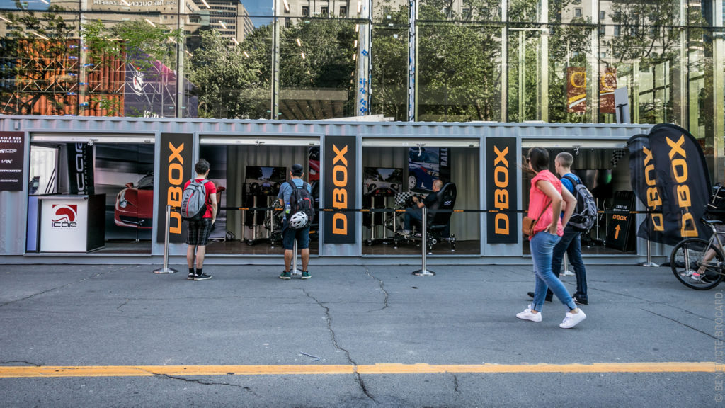 D-BOX Simulation Zone at 2017 Montreal Grand Prix