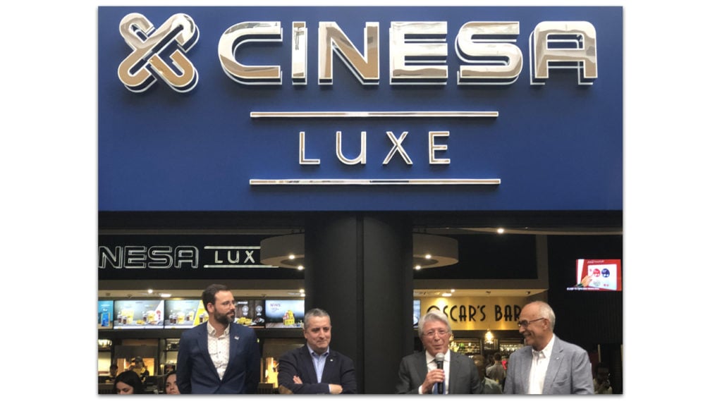 Inauguration du cinéma Cinesa Luxe