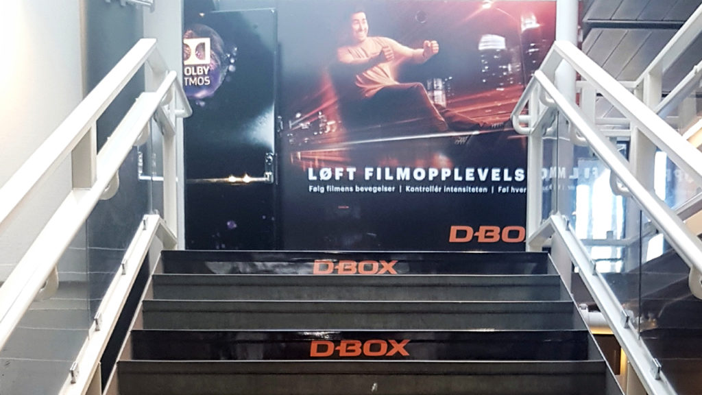 Prinsen multiplex venue with D-BOX logo