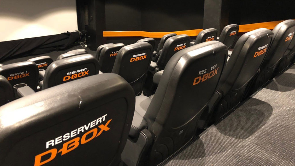 D-BOX motion seats in the Prinsen multiplex