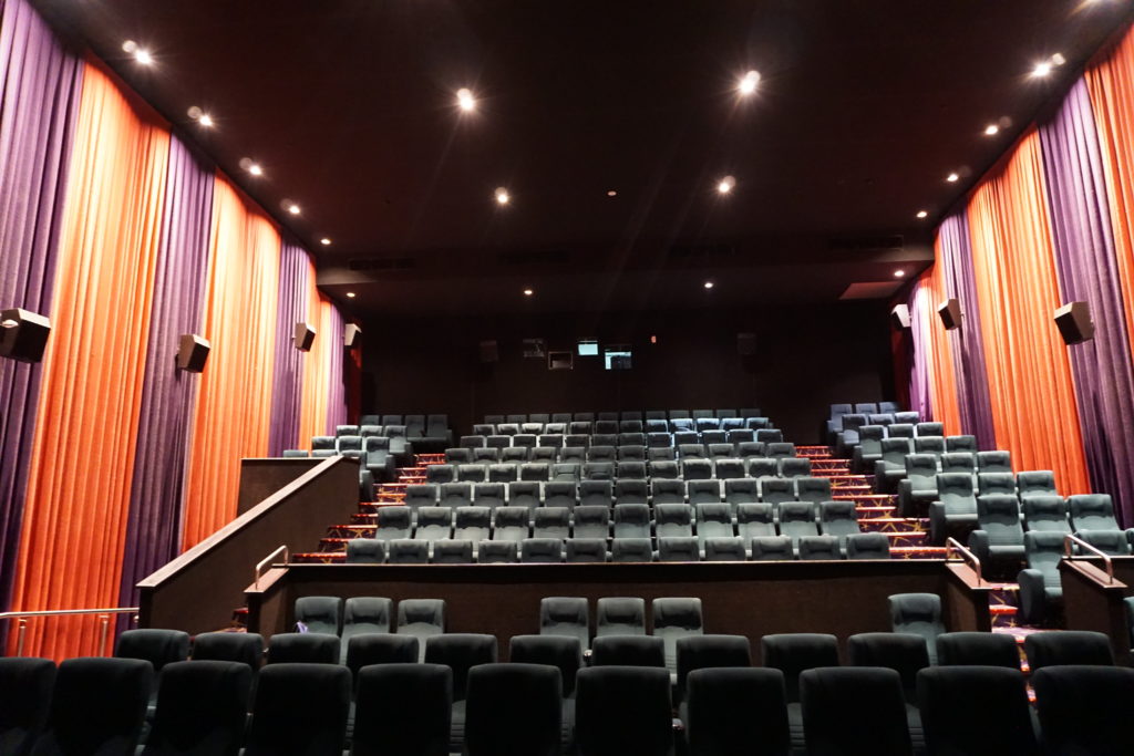 A large cinema with haptic seats