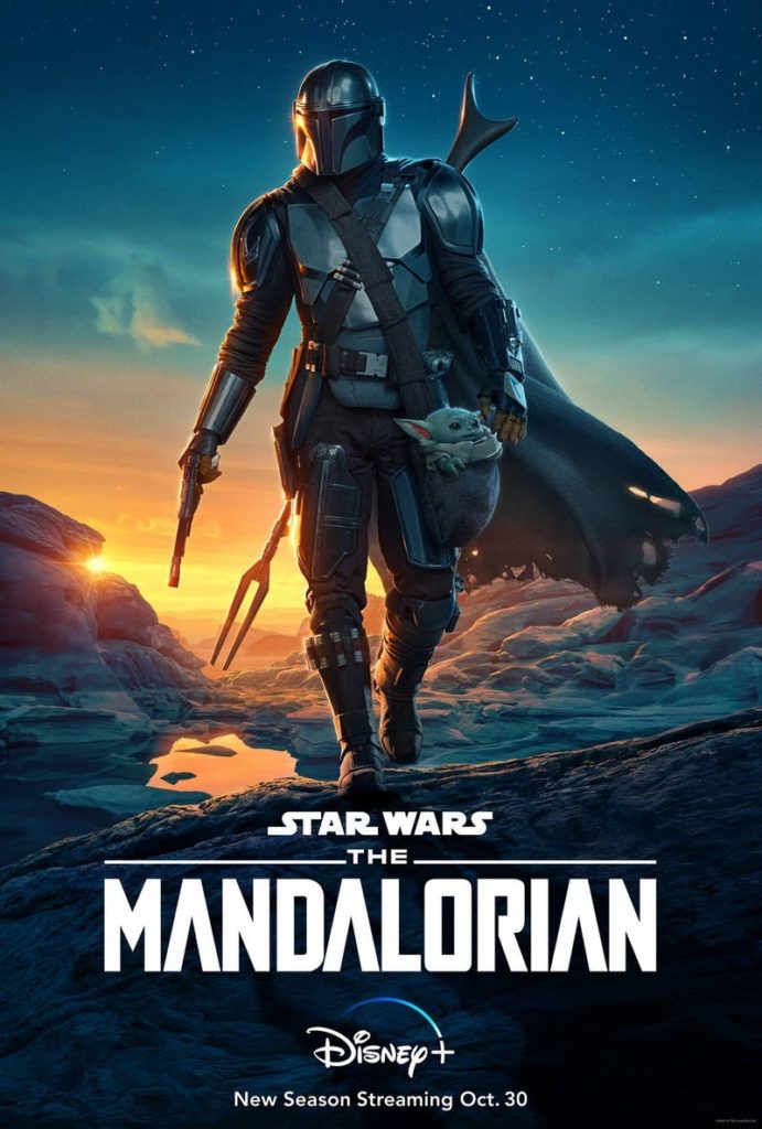 Affiche pour l'émission Disney+ le Mandalorian